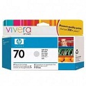 HP 70 Designjet Printer Ink Print Cartridge - Light Gray